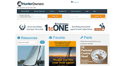 Desktop Screenshot of hunter.sailboatowners.com