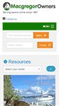 Mobile Screenshot of macgregor.sailboatowners.com